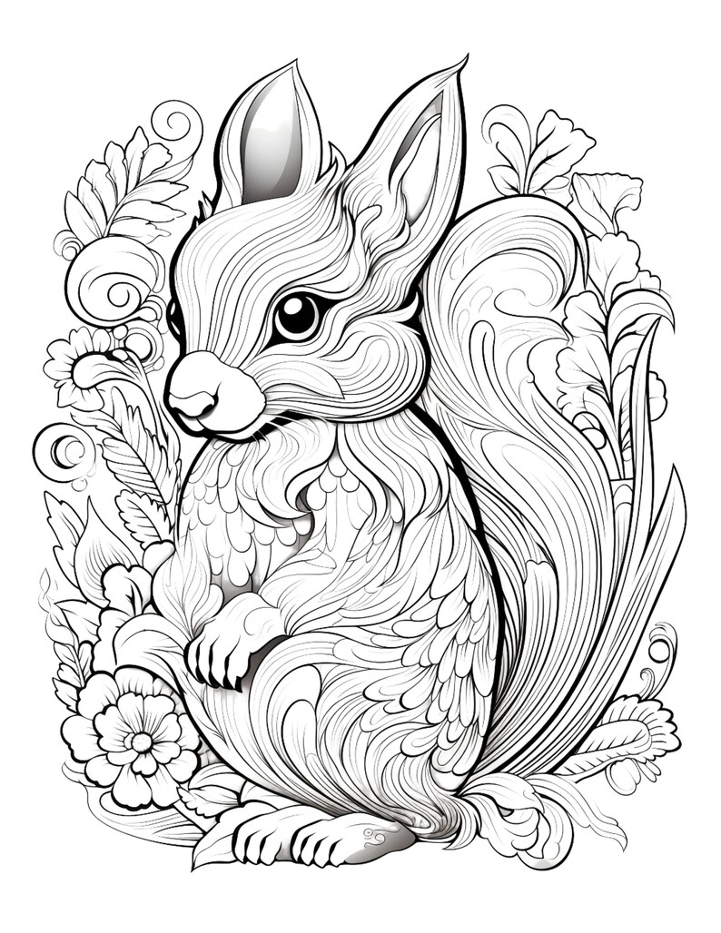 Adult Coloring Pages 10 Intricate Animal Faces Printable Coloring Pages Digital Coloring Pages ...