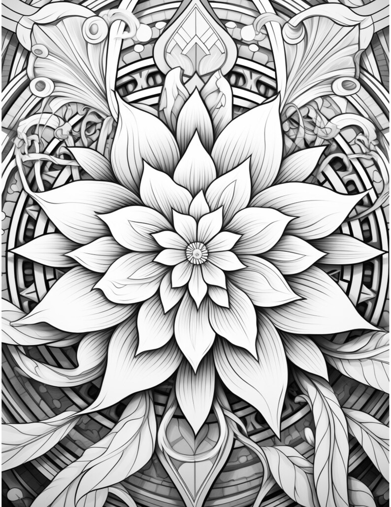 Adult Coloring Pages 10 Captivating Mandala Designs Printable Coloring ...