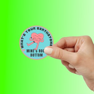 What&#39;s Your Birth Stone? Funny Meme Stickers Hilarious Vinyl Decals for Laptop, Water Bottle, Phone | Perfect Gift for Meme Lovers & Friends