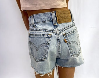 Size 9 kid's vintage Levi cut-off shorts