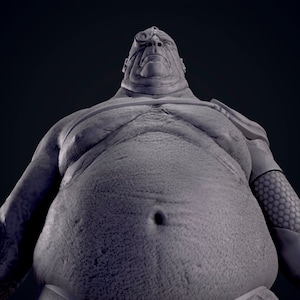 Fat Gory Cyborg STL Model for 3D Printing