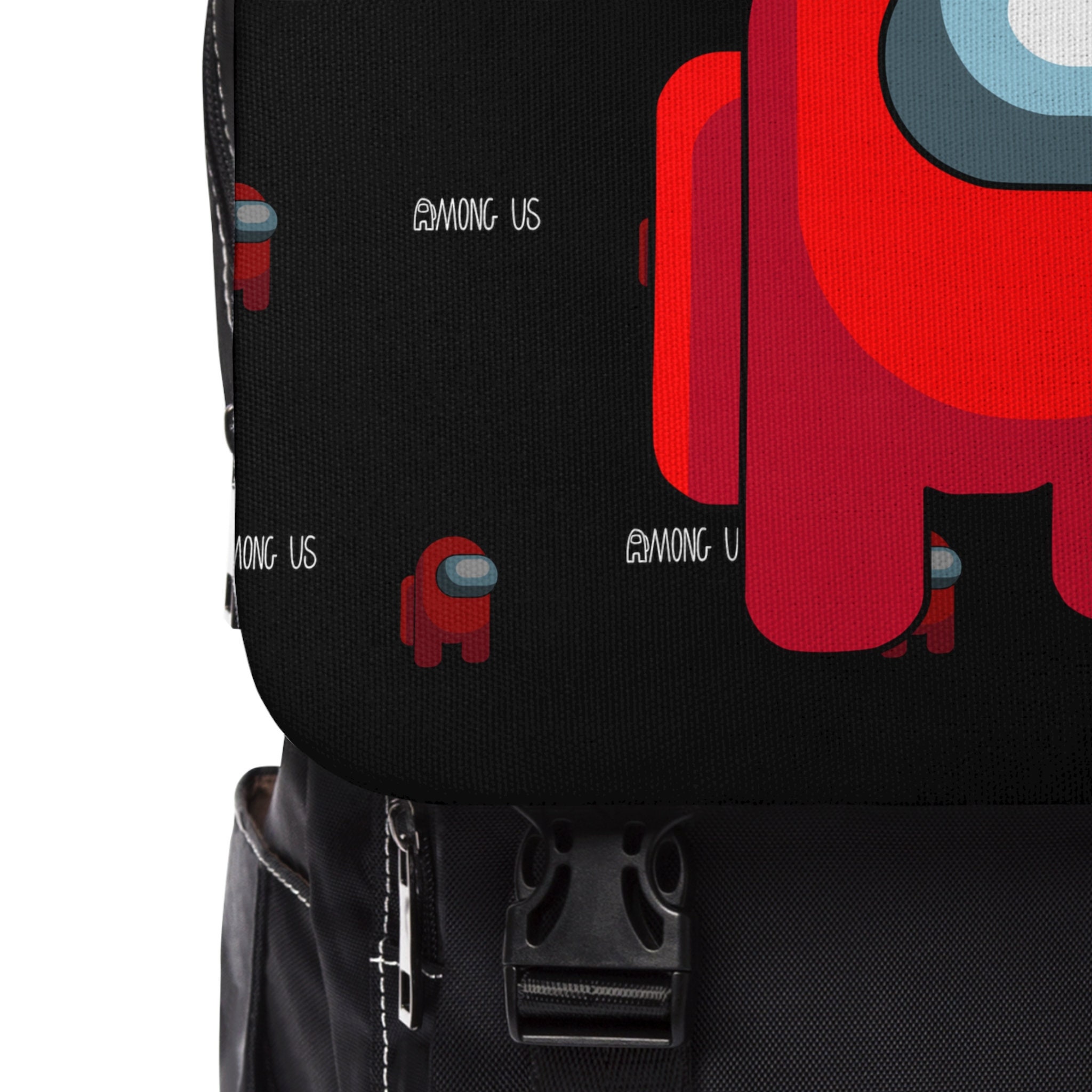 Among Us Backpack Gamer School Bagspace Backpack Among Us Etsy