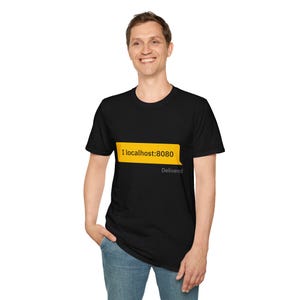 Gay Programmer Shirt, Localhost 8080 Funny Tech Tee, LGBT Software Engineer Gift, Queer Coder T-shirt, Computer Science Nerd Clothing