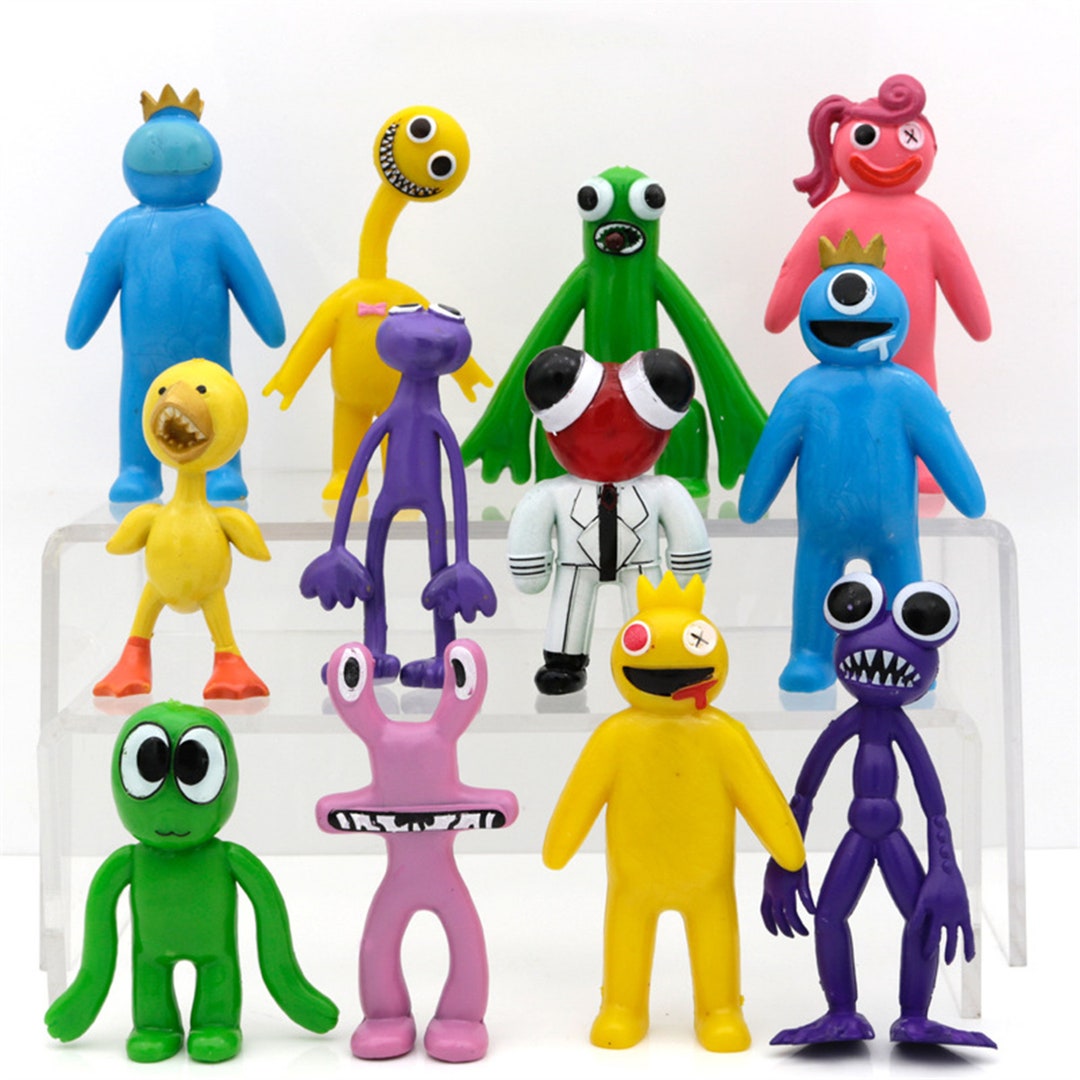 12PCS Rainbow Friends Minifigures Toys Action Figures Building Etsy