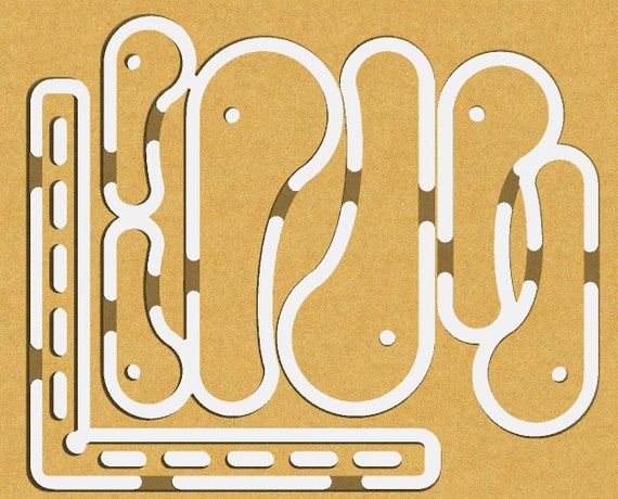 Shapeoko Cam Clamp & Square DXF Files - Carbide Create Templates for CNC Woodworking
