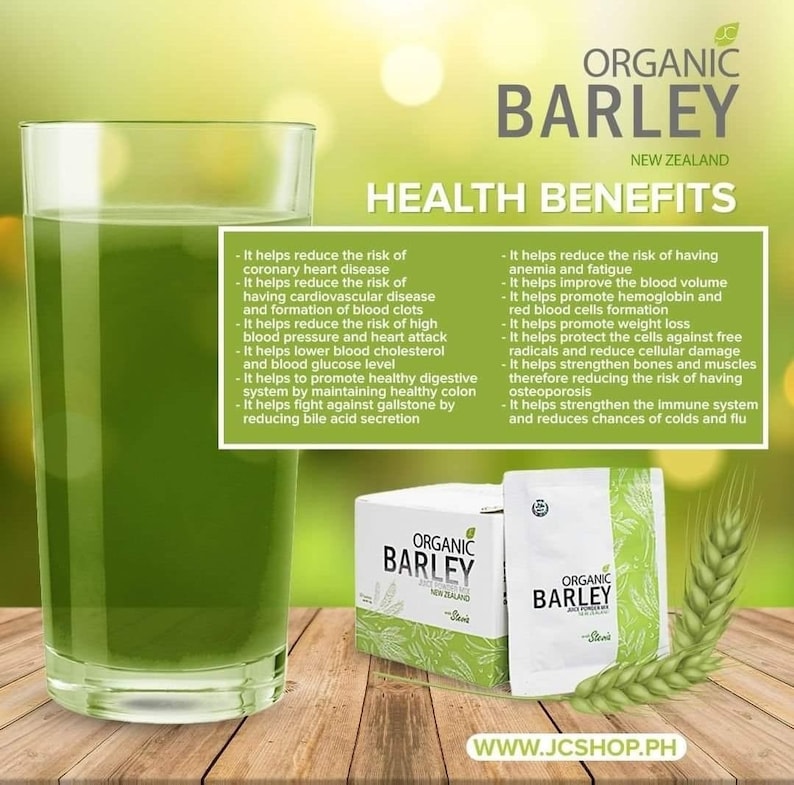 JC Barley Leaf Juice Drink Etsy