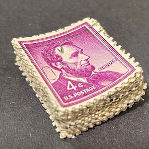 Sellos Lincoln de 4 céntimos de los años 50 (30 piezas) - usados