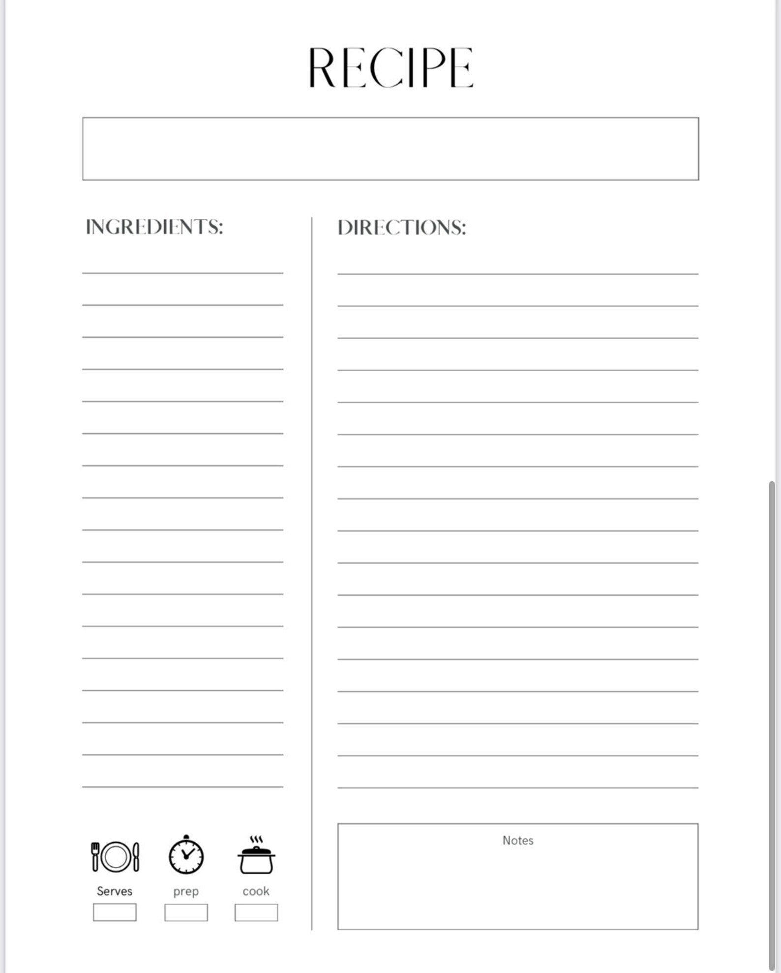 Weight Loss Journal - Printable - Etsy