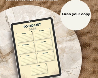 To Do List Planner: To-Do List Tracker, To do list printable, to do list bundle, to do list planner, page productivity, goodnotes