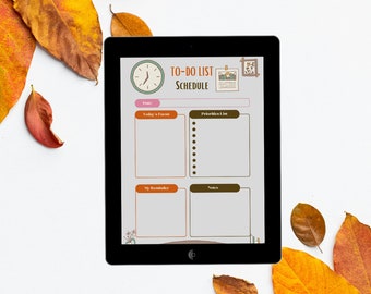 To Do List Goodnotes Template, Digital To Do List, Digital Planner, Cute To Do List PDF, page productivity planner to do list template