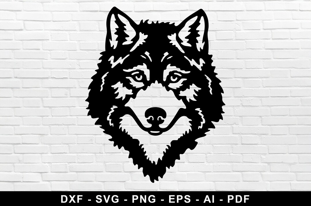 Wolf DXF, Animals Cut File for Laser, Dxf for Plasma, Wolves Cnc File ...