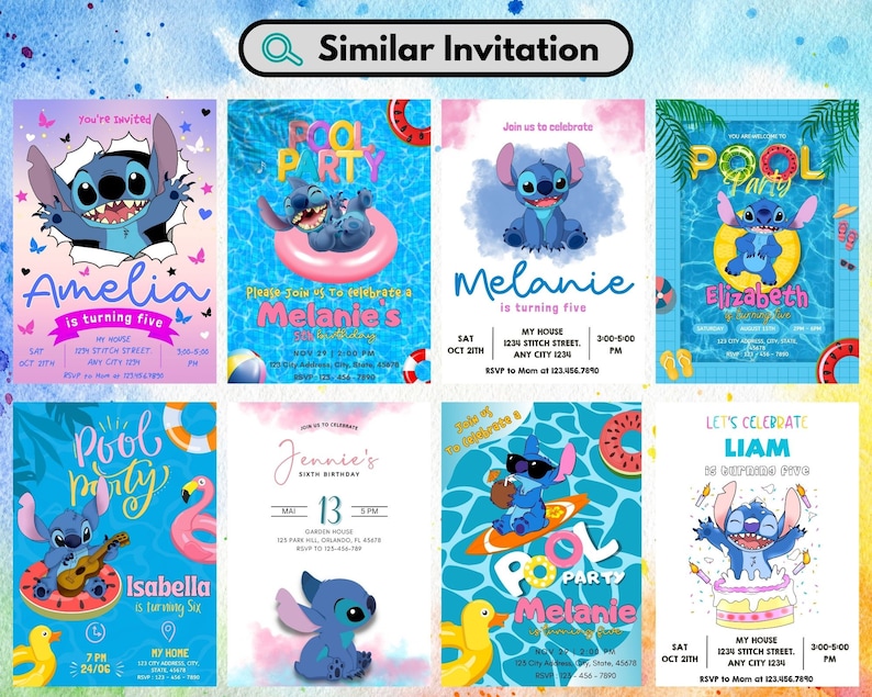 Editable Lilo and Stitch Birthday - Il 794xN.5163589563 Sbq0