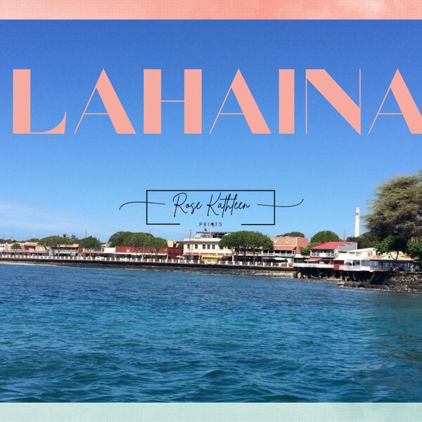 Lahaina Posters Etsy