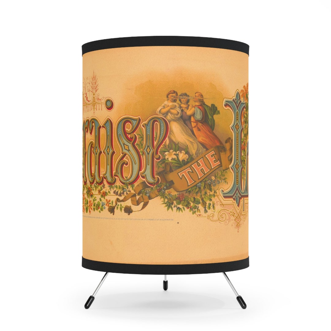 Praise the Lord Tripod Printed Shade USCA Plug - Etsy