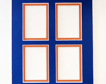 Doppeltes Passepartout für 4 Fujifilm Instax Mini Fotos, Fotos (ohne Rahmen)