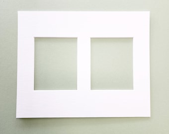 Passepartoutkarton für 2 Polaroid (i-Typ) Fotos (nur Passepartout, Rahmen NICHT Inklusiv)