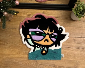 Handmade Tufted Power Puff Girls Rug