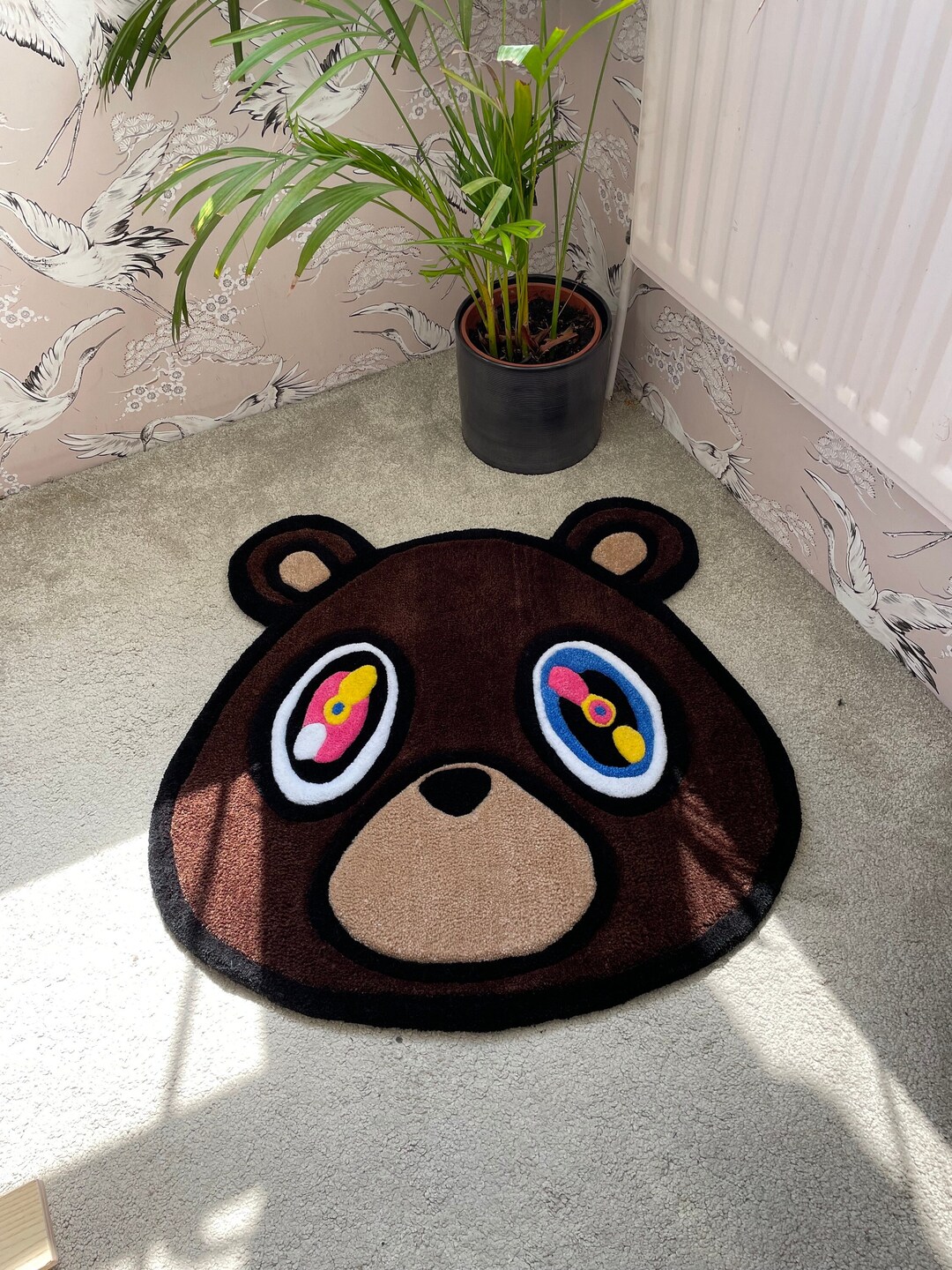 Tufted Kanye Wear Graduation Bear Rug - Etsy