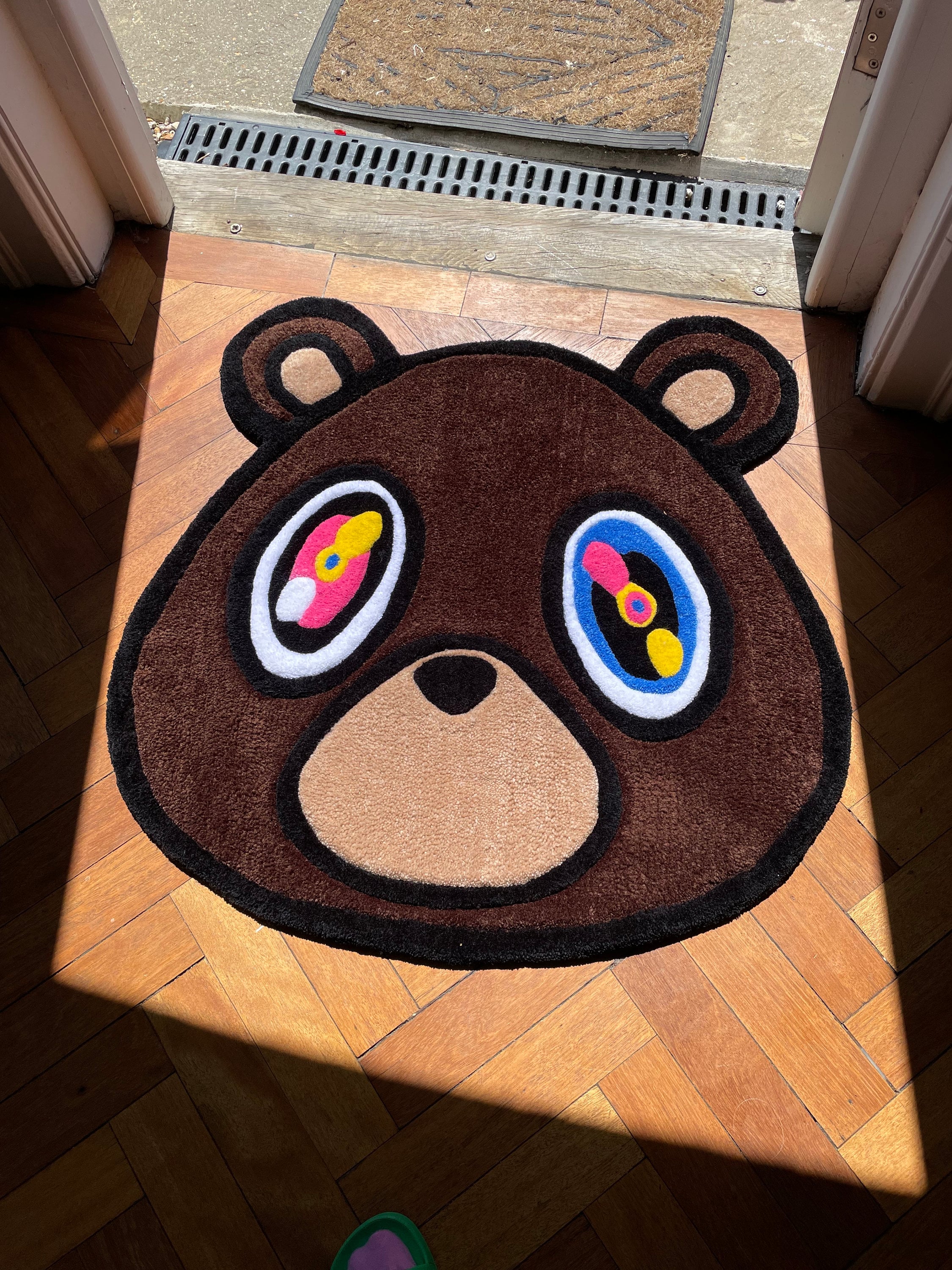 Tufted Kanye Wear Graduation Bear Rug - Etsy