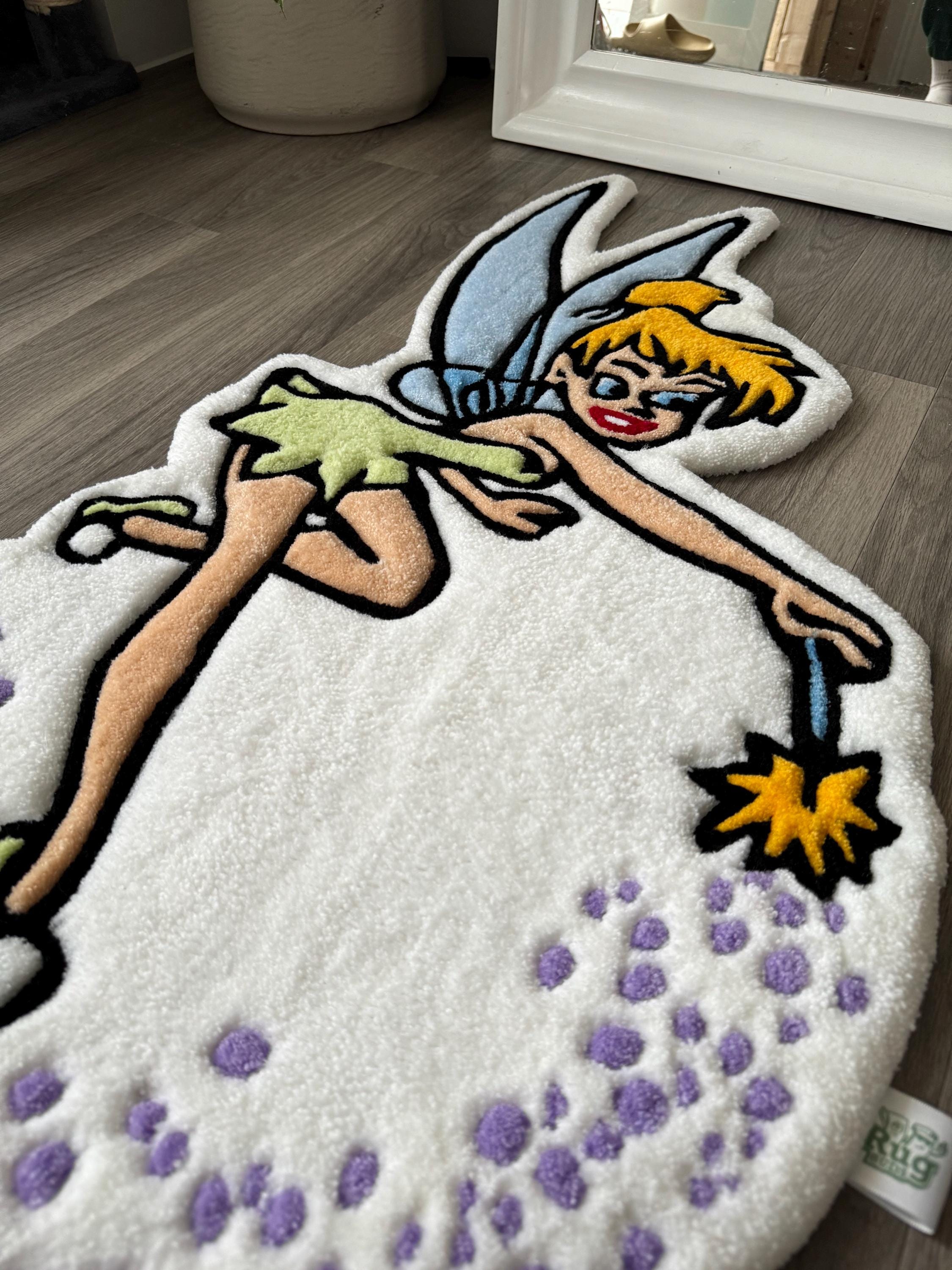 Tinkerbell Fairy Handmade Tufted Rug - Etsy