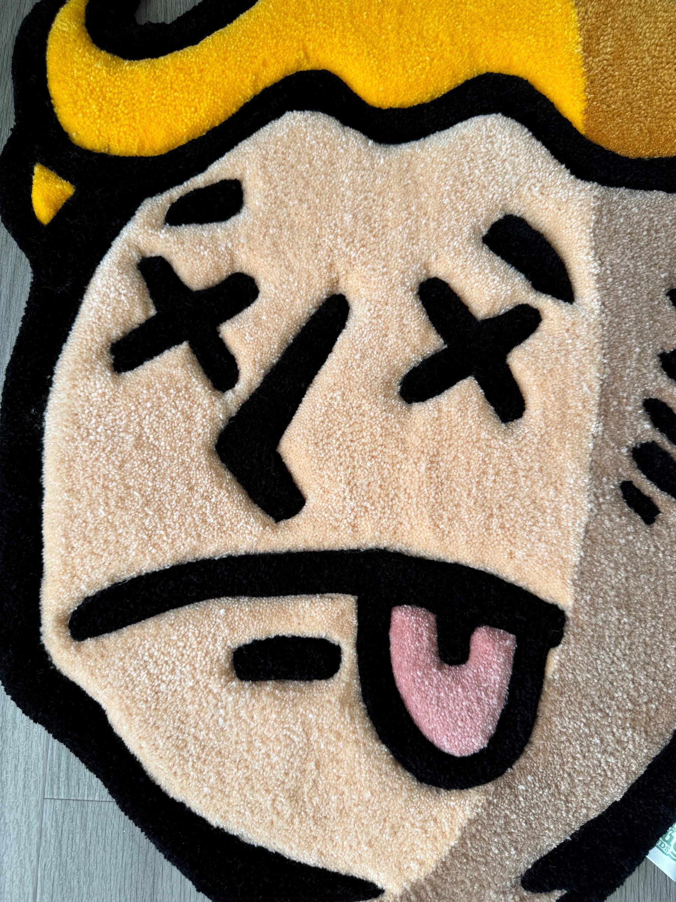 Fallout Area Rug Vault Boy Fallout Face Handmade Tufted Rug - Etsy