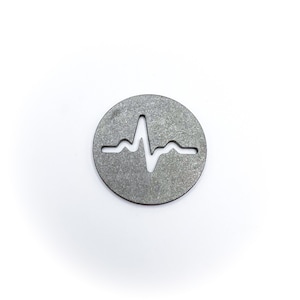 Titanium Ball Marker, Aerospace Grade Titanium, Pulse, Golf Accessory, Titanium Golf Tool, Anodized Titanium, Titanium Golfer, Ball Marker