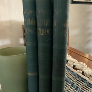 The Works of Alexandre Dumas - Vintage Lot of 3 - Hardback, Illustrated - Rare Editions