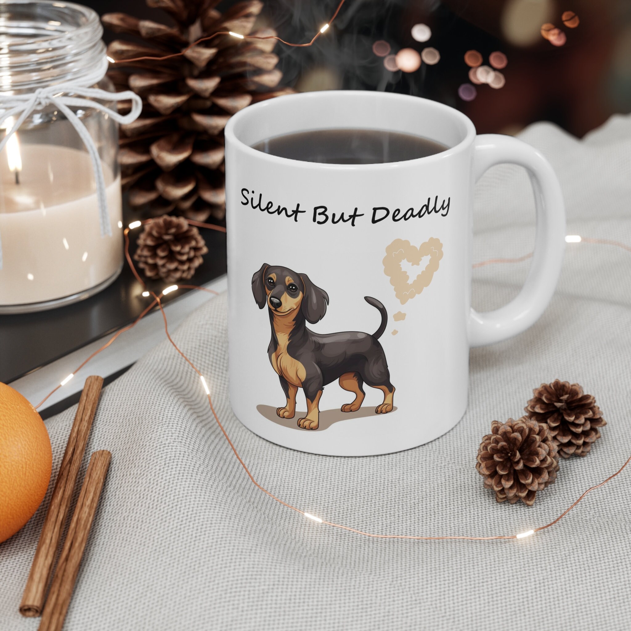 Tazza In Vetro 473 Ml Con Cannuccia E Coperchio - Design Bassotto 'Facilmente Distratto Da Wieners', Regalo Amanti Cani