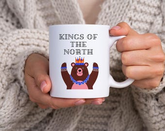 Kings of the North. Chicago pride reigns supreme with this crowned bear mug perfect for cold mornings and hot drinks.