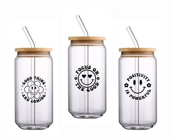 Vienen cosas buenas/centrarse en lo bueno/positividad - Gafas Libbey