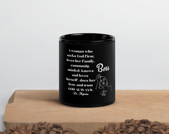 Black Glossy Mug