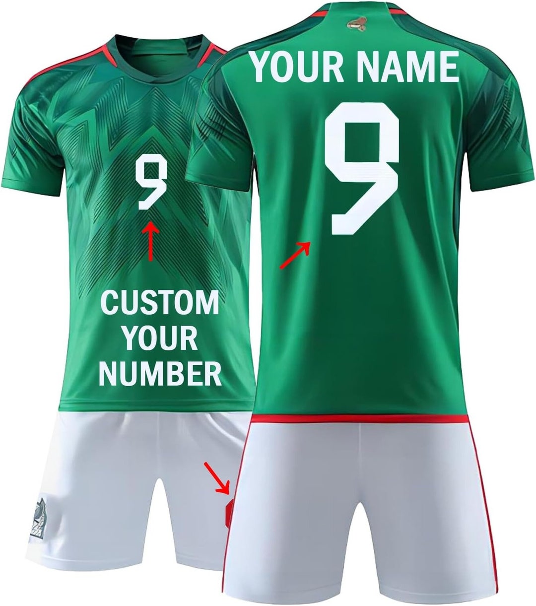 Custom Soccer Jersey and Shorts Set for Men Women Youth Etsy