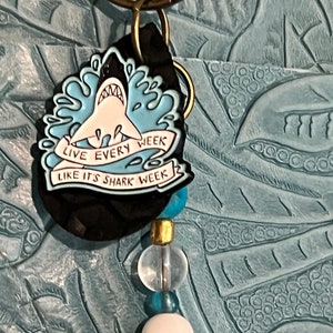 Shark Week Purse Charm image 1