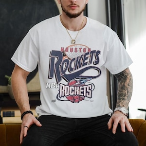 Maglietta unisex da basket, maglietta dei Rockets dei campioni finali, maglietta regalo per gli appassionati di basket