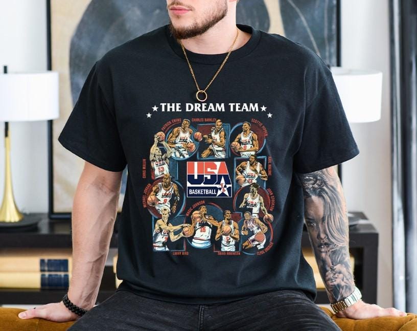 Dream Team Shirt Usa - Etsy