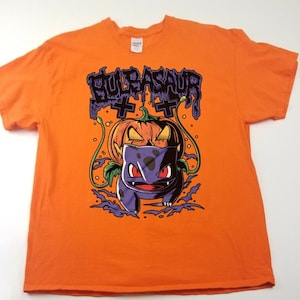 Bulbasaur Pumpkin Halloween Shirt Crazy Halloween TShirt Bulbasaur Halloween Shirt Pumpkin Bulbasaur Best Gift For Halloween Friend Birthday