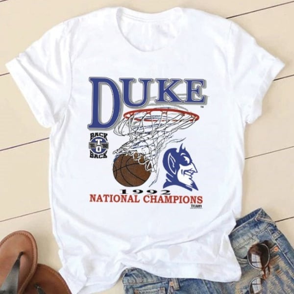 Vintage Style, 1992 Duke Blue Devils Basketball T Shirt, The Blues Basketball Sweatshirt And Hoodie, Best Gift For Blues Fan