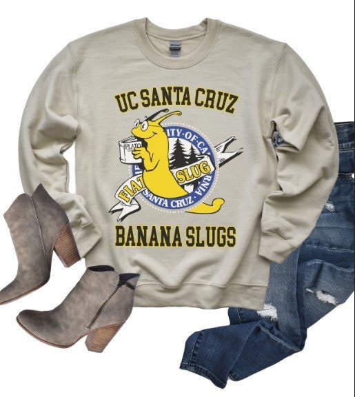UC Santa Cruz Banana Slugs UC Santa Cruz Banana Slugs Sweatshirt Hoodie and Long Sleeve Tee Best Gift for Fans Etsy Australia