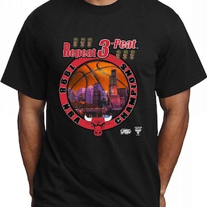 T-shirt de basket-ball 3 tourbe pour débutants des années 90, chemise des champions nationaux 1998, T-shirt amateur de Chicago, cadeau pour les fans de basket-ball