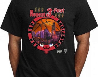 Starter 90's Repeat 3 Peat  Basketball T Shirt,  1998 National champions   Shirt, Chicago  Lover T Shirt, Gift For Basketball Fans