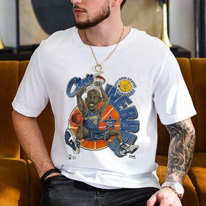 Vintage Unisex Chris Webber Basketball T-Shirt | Retro Basketball Graphic Tee | Unisex Vintage Streetwear Outfit for Sports Fans