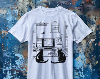 Japanese T-Shirt, Streetstyle Tee, Aesthetic Tshirt, Japan Streetwear, Soft Grunge Clothes, Unisex T-Shirt