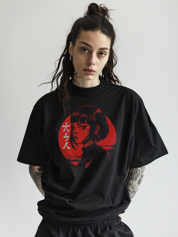 Japanes Style T-Shirt, Streetstyle Tee,Japanese T-shirt, Aesthetic Tshirt, Japan Streetwear, Soft Grunge Clothes, Unisex Softstyle T-Shirt