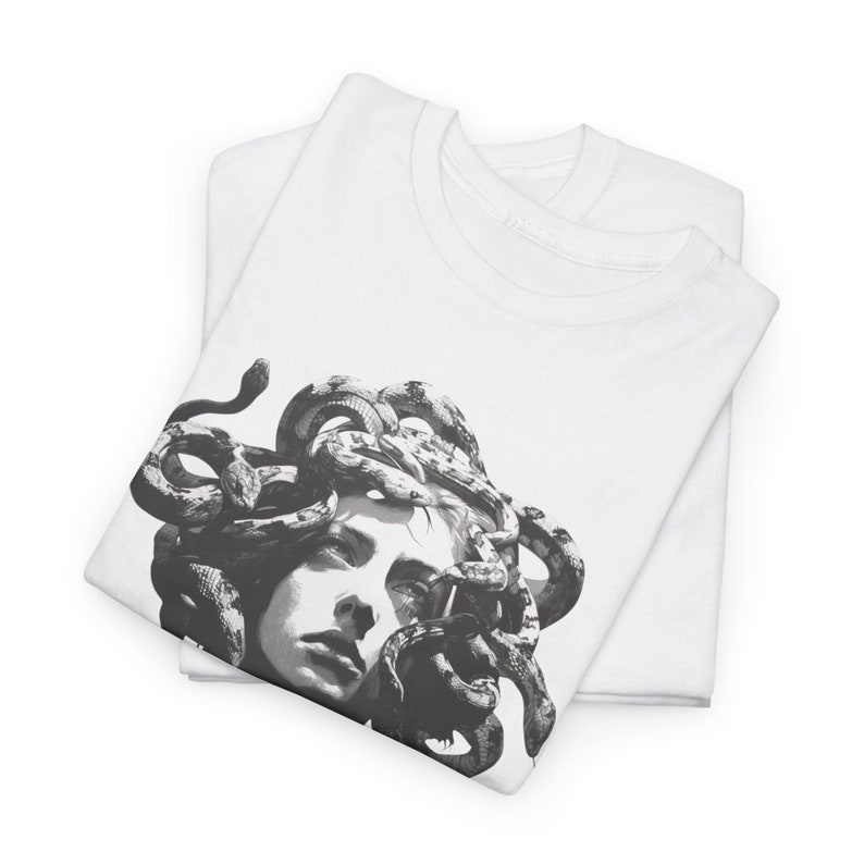 Medusa T-Shirt High Quality Unisex Heavy Cotton Tee image 4