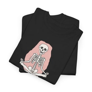 Skeleton T-Shirt High Quality Unisex Heavy Cotton Tee zdjęcie 9