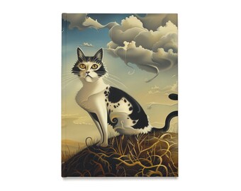 Dali Style Cat Hardcover Journal (A5)