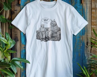I Love You Granny T-Shirt, Gift for Granny, Cool T-Shirt,Unisex Softstyle T-Shirt