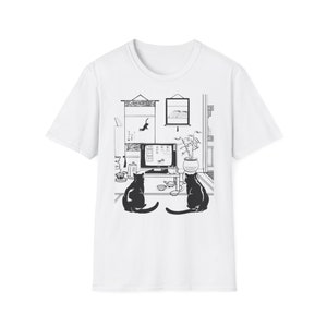 Japanese T-Shirt, Streetstyle Tee, Aesthetic Tshirt, Japan Streetwear, Soft Grunge Clothes, Unisex T-Shirt image 3