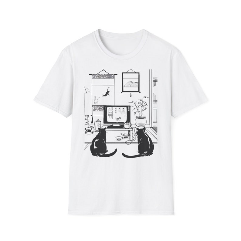 Japanese T-Shirt, Streetstyle Tee, Aesthetic Tshirt, Japan Streetwear, Soft Grunge Clothes, Unisex T-Shirt image 3