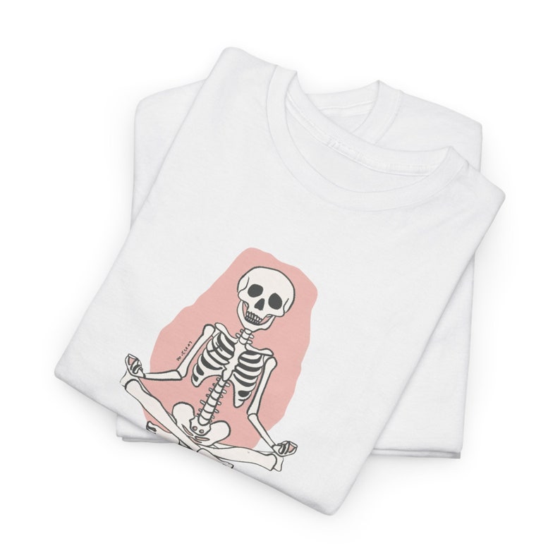 Skeleton T-Shirt High Quality Unisex Heavy Cotton Tee zdjęcie 6